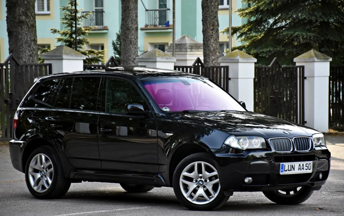 BMW X3 cena 31900 przebieg: 272541, rok produkcji 2007 z Pakość małe 781